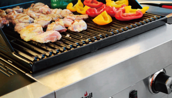 BBQコンロで調理した料理を試食してみよう!チャーブロイル実演・試食会